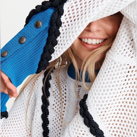 rag & bone Celina Cotton Crew in White Size XXS - Picture 5 of 14